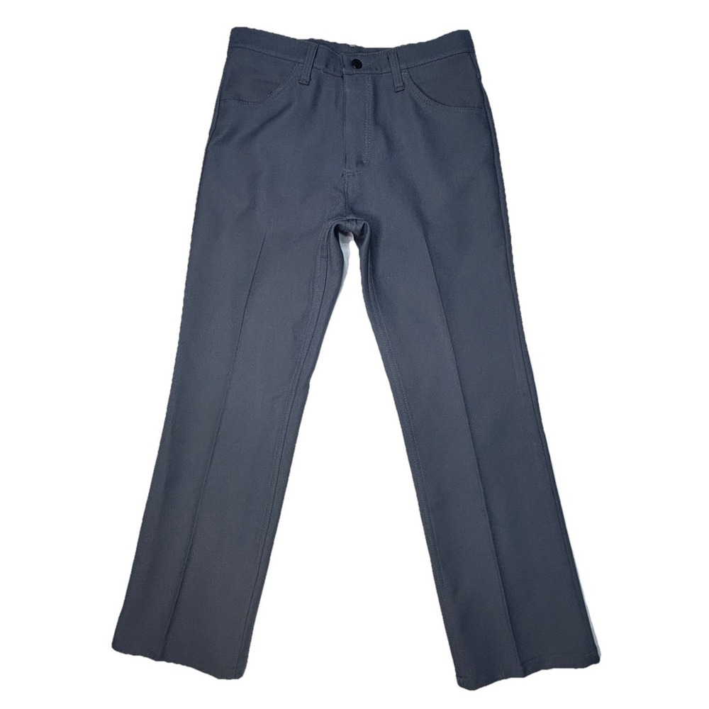 Vintage‎ Wrangler Pants Mens 32x28 USA Made Gray Western Work Straight Leg
